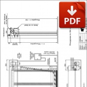 Zeichnung PVC-Schnelllauftore M II