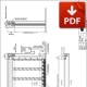 Zeichnung PVC-Schnelllauftore S II, RG