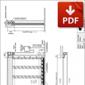 Zeichnung PVC-Schnelllauftore S II, RG